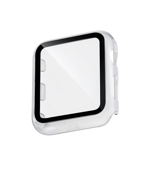 Ремешок для часов WITHit clear Full Protection Bumper с интегрированным стеклянным покрытием, совместимый с Apple Watch 40 мм.