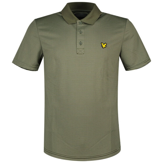 LYLE & SCOTT Microstripe short sleeve polo