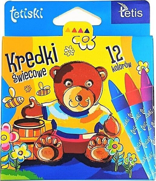 Tetis Kredki tetiski świecowe A'12 - KT015-AB