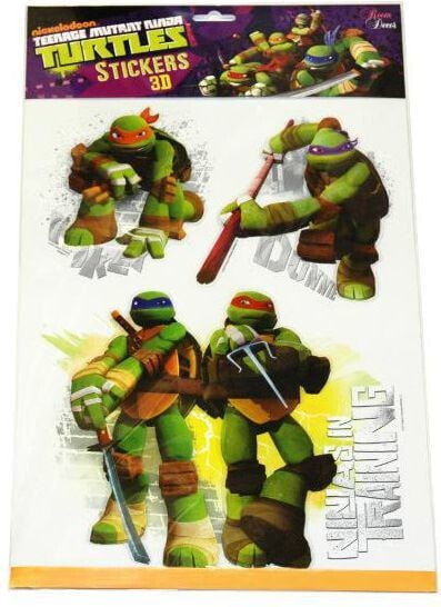 Декор 3D для детской комнаты Euro Trade Teenage Mutant Ninja Turtles 301094