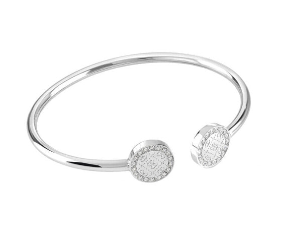 Solid steel bracelet with Round Harmony crystals JUBB01165JWRH