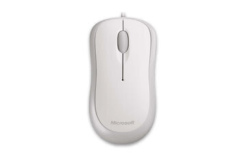Microsoft Ready Mouse - Optical - USB Type-A - 800 DPI - White