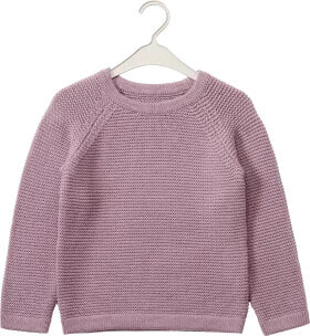 Pullover aus Strick, rosa, Gr. 116, 1 St