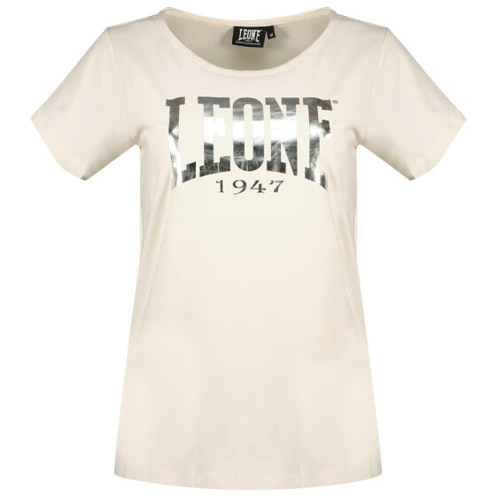 LEONE APPAREL Big Logo Basic short sleeve T-shirt