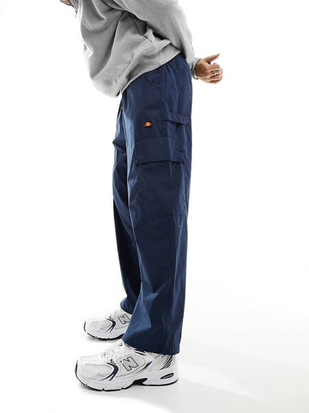 Ellesse Drillar cargo pants in navy 