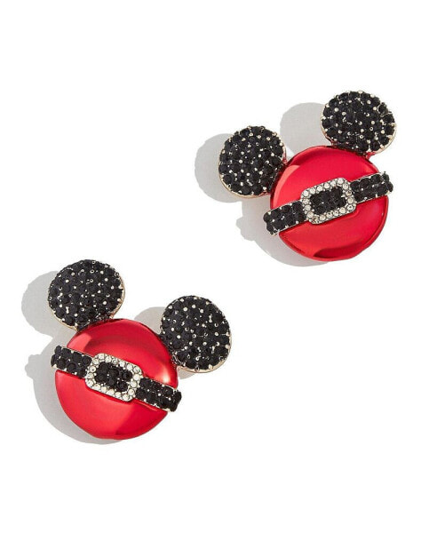 Women's Mickey Mouse Santa Statement Earrings