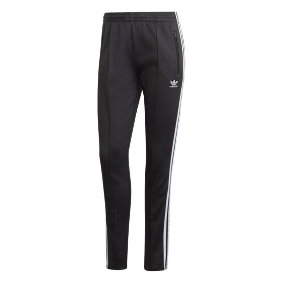 Спортивные брюки Adidas Primeblue SST 100% хлопок 540 г/м2 черные/белые