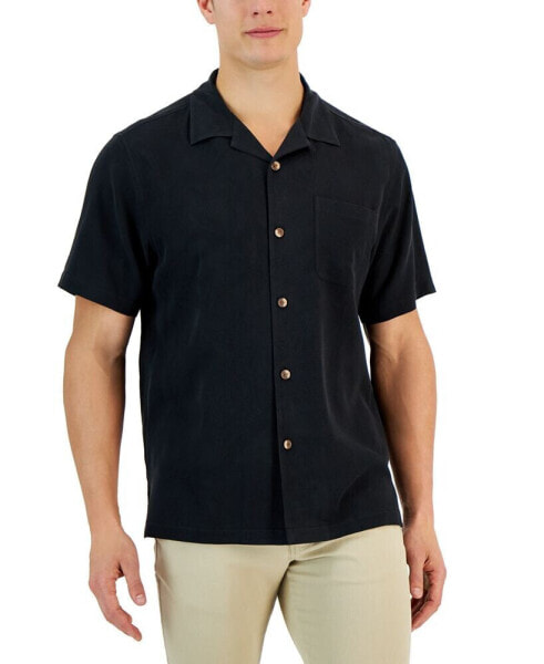 Men's Al Fresco Tropics Silk Short-Sleeve Shirt