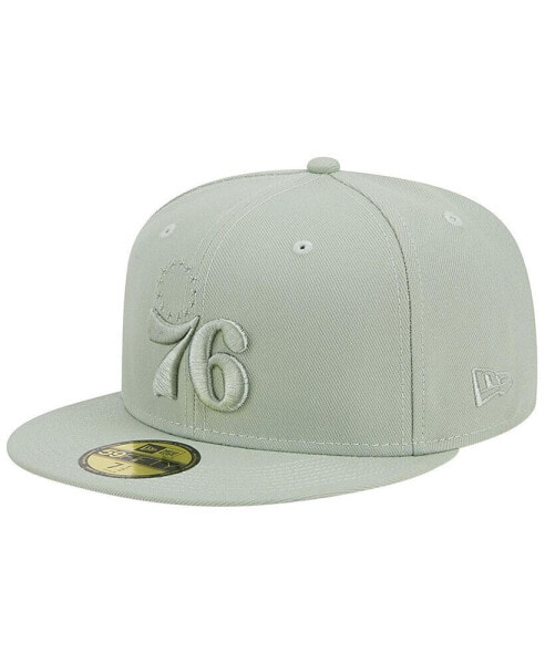 Головной убор New Era мужской светло-зеленый Philadelphia 76ers Sage Color Pack 59FIFTY Fitted Hat