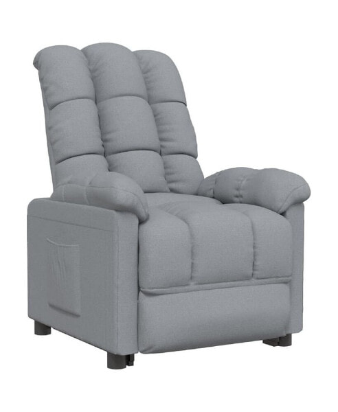 Recliner Light Gray Fabric