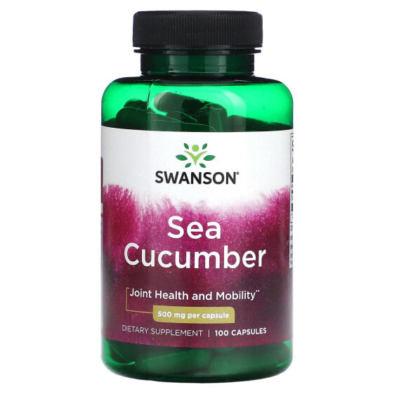 Капсулы для суставов и мышц Swanson Sea Cucumber, 500 мг, 100 шт