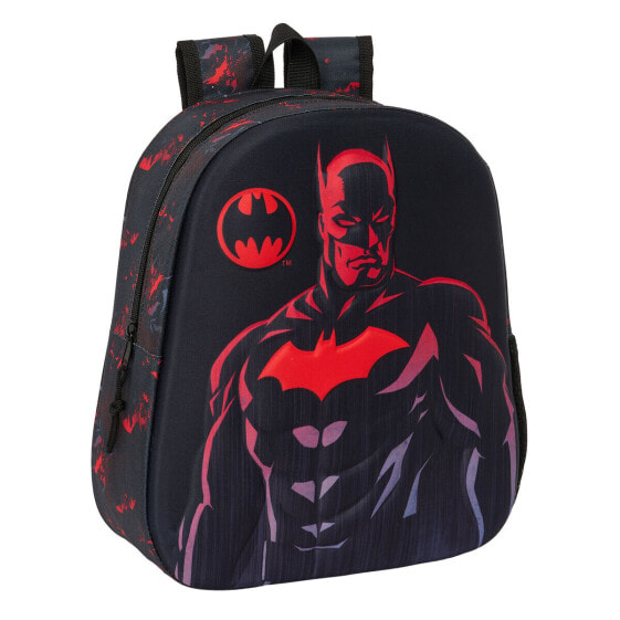 3D Child bag Batman Black 27 x 33 x 10 cm