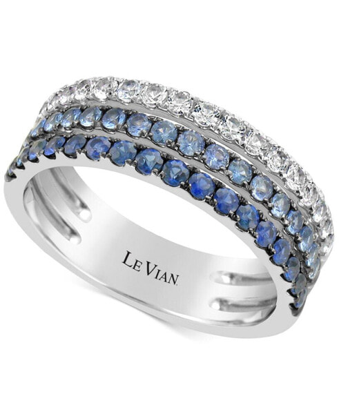 Denim Ombré Sapphire (9/10 ct. t.w.) Ring in 14k White Gold, Rose Gold or Yellow Gold
