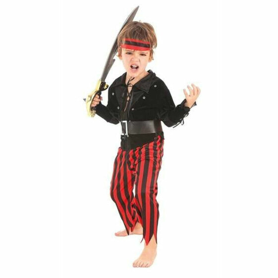 Маскарадные костюмы для детей Красный Пират (4 Предметы)