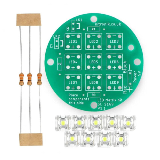 LED Matrix Light Kit - 5V - Kitronik 2169
