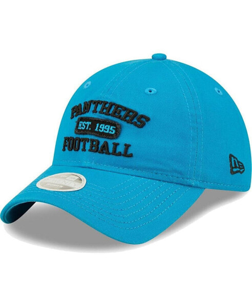 Головной убор New Era женский синий Carolina Panthers Formed 9TWENTY Adjustable Hat