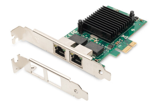 Digitus Gigabit Ethernet PCI Express Card, 2-портовая с поддержкой высокой скорости