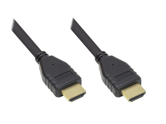 Разъем HDMI Type A (Standard) - HDMI Type A (Standard) - Мужской - Мужской - Золото