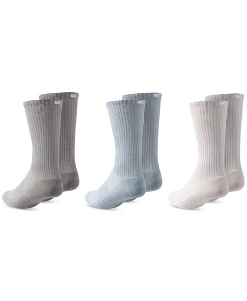 Men's Cushion Cotton Crew Socks 3 Pack