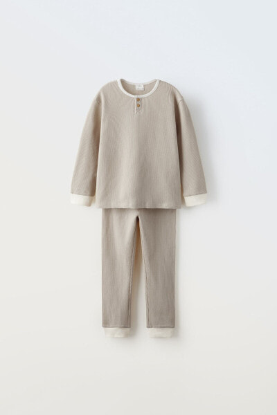 Пижама для мальчиков ZARA вафельного плетения 6-14 лет