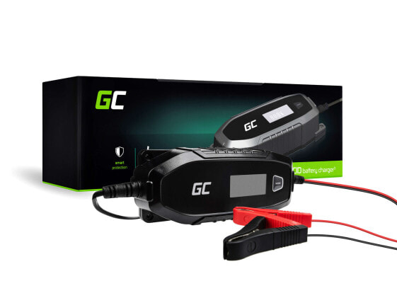 Green Cell Charger for accumulators 6V 12V 4A with diagnostics function - 6/12 V - Type C (Europlug) - 0.048 kW - 4 A - 220-240 V - 50 Hz