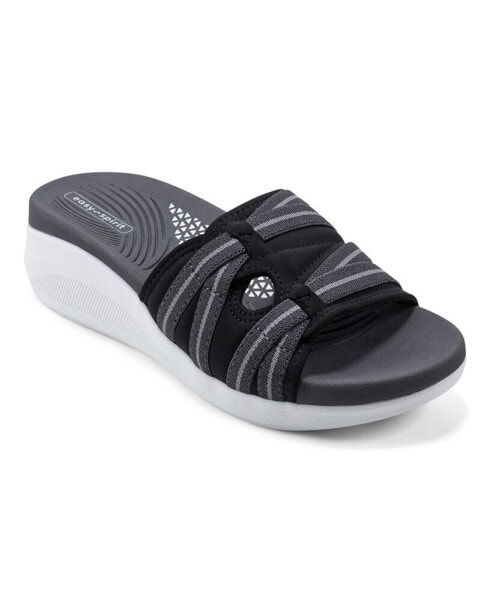 Women's Wisher Round Toe Slip-On Casual Sandals