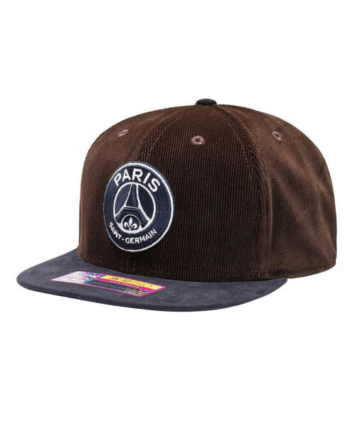 Men's Brown Paris Saint-Germain Cognac Snapback Hat