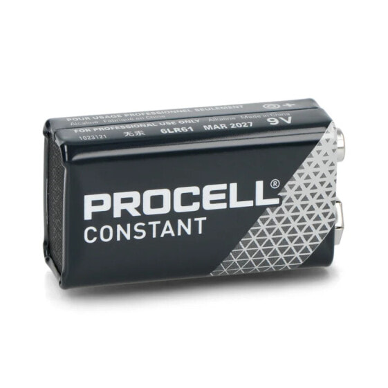 9V 6LR61 Alkaline Battery Duracell Procell Constant