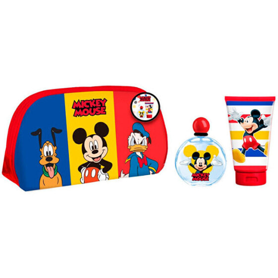 Mickey Mouse - EDT 50 ml + shower gel 100 ml + cosmetic bag