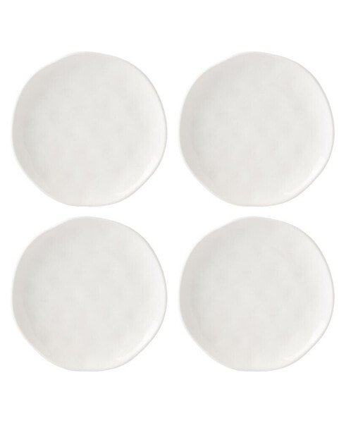 Bay Solid Colors 4 Piece Accent Plate Set, Service for 4