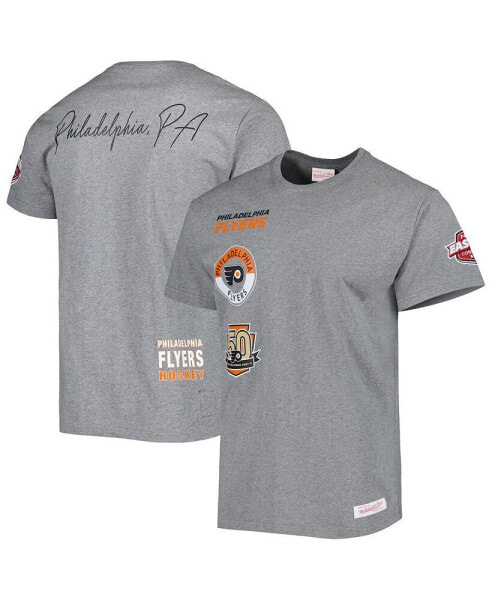 Men's Heather Gray Philadelphia Flyers City Collection T-shirt