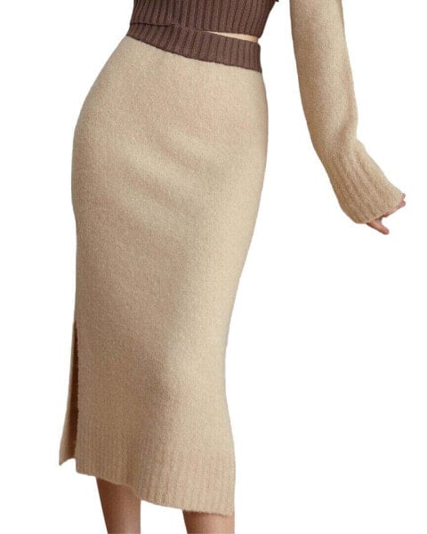 Vera Dolini Wool-Blend Skirt Women's