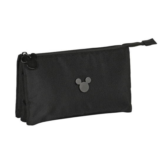 SAFTA Triple Mickey Mouse Premium Pencil Case