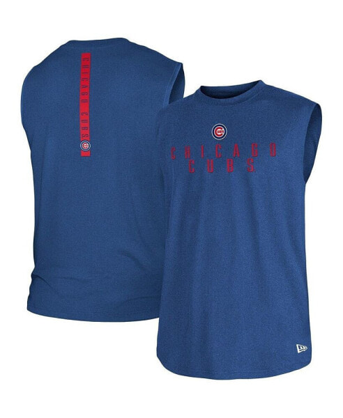 Men's Royal Chicago Cubs Team Muscle Tank Top