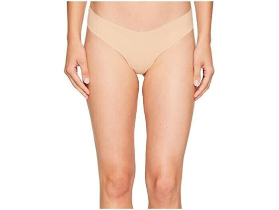 Commando 261231 Women's Solid Thong Underwear Beige Size Small