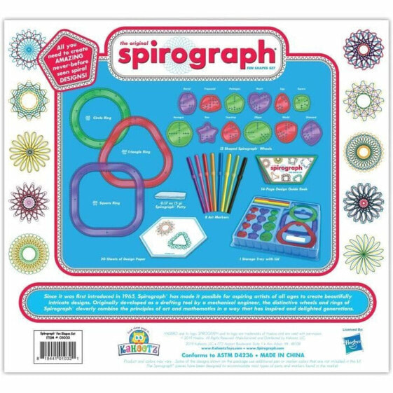 Рисование Серебристый Набор Spirograph Silverlit Originals Forms Разноцветный 25 Предметов