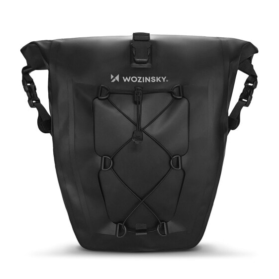 Велосипедный водонепроницаемый рюкзак-сумка Wozinsky WBB24BK 25л черный