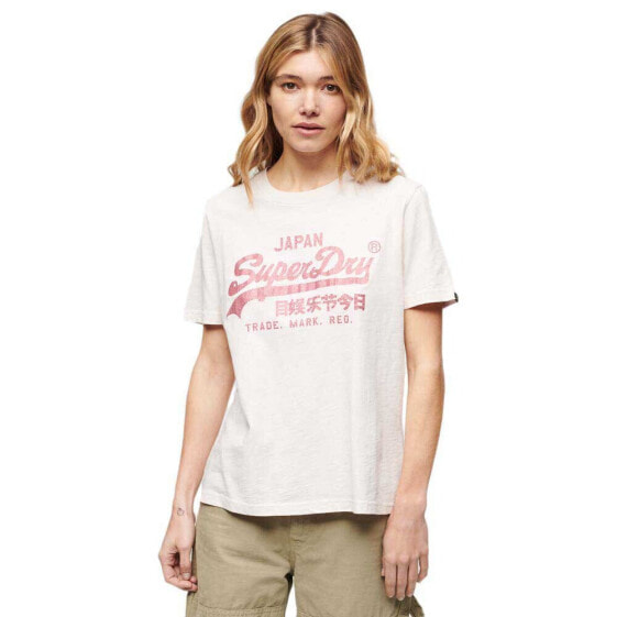 SUPERDRY Metallic Vl Relaxed short sleeve T-shirt