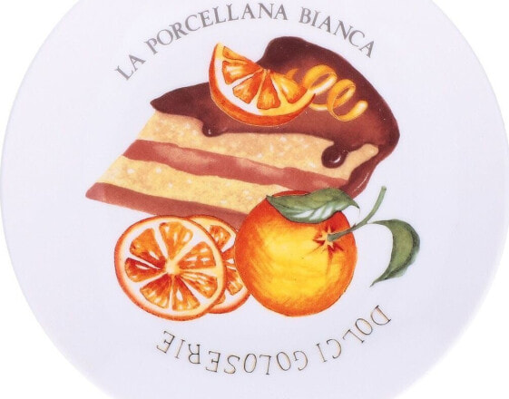 La Porcellana Bianca La Porcellana Bianca Zestaw 6 talerzy do ciasta Goloserie 17,5 cm biały