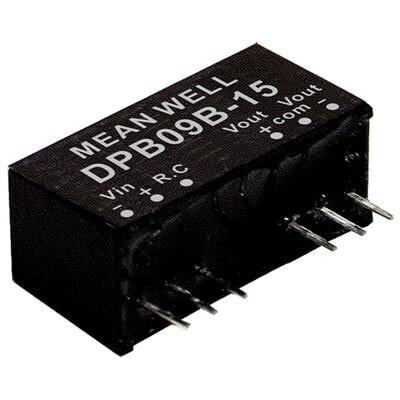 Meanwell MEAN WELL DPB09A-05 - 9 W - 5 V - 0.8 A - RoHS - 24 mm - 5 g