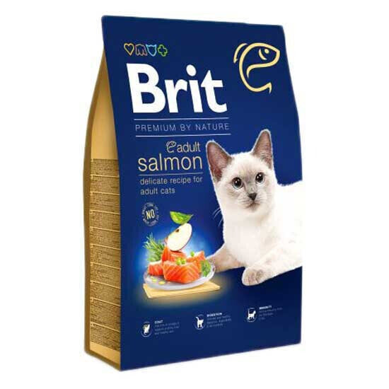 BRIT Premium By Nature Salmon Adult 1.5kg Cat Food