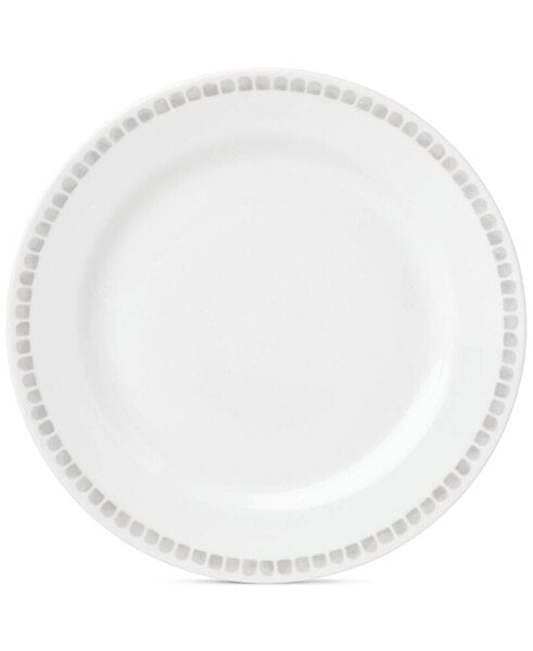 Charlotte Street North Grey Collection Dinner Plate