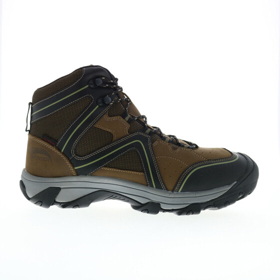 Avenger Crosscut Soft Toe Waterproof A7612 Mens Brown Wide Work Boots