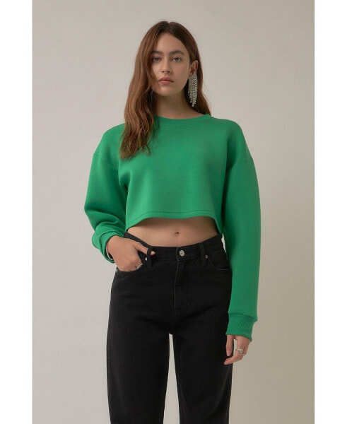 Women's Loungewear Cropped Sweatshirt