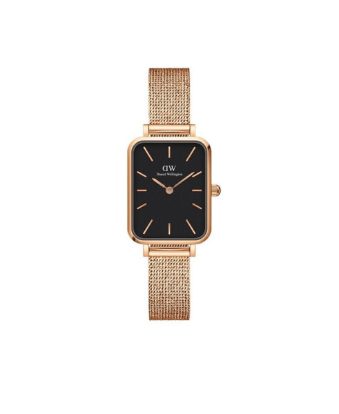 Women's Quadro Melrose Rose Gold-Tone Stainless Steel Watch 20 x 26mm