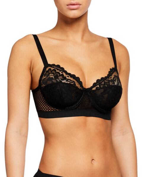 Else Womens Petunia Full-Cup Underwire Bra Black Size 34B