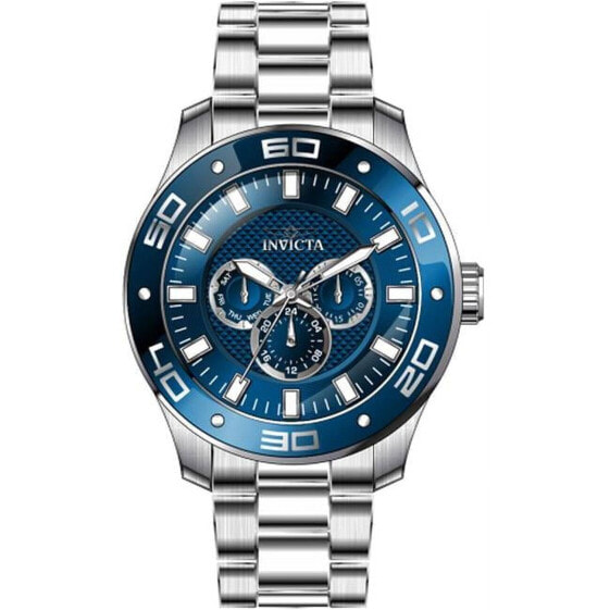 Invicta Pro Diver Scuba GMT Date Day Quartz Blue Dial Men's Watch 45757