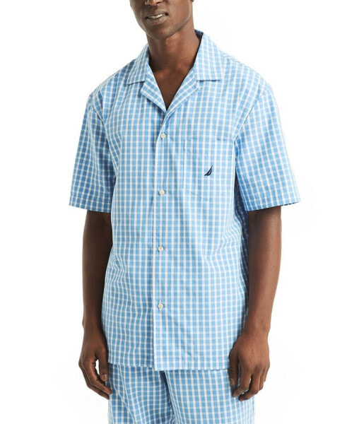 Men's Crafted Plaid Camp Sleep Pajama Shirt