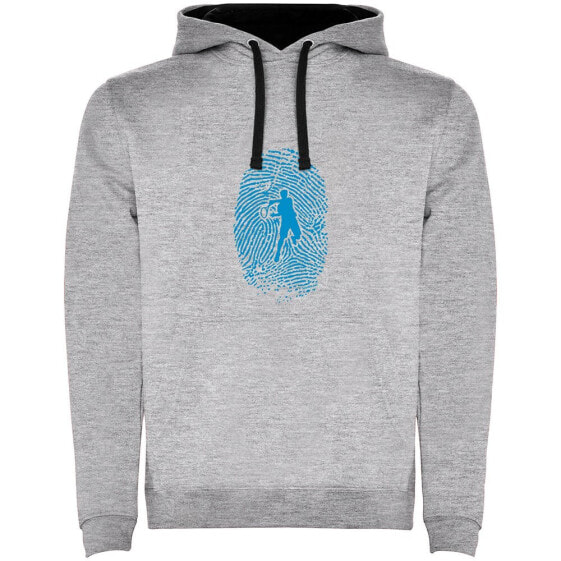 KRUSKIS Tennis Fingerprint Two-Colour hoodie