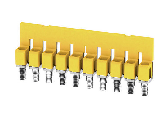 Weidmüller WQV 4/10 - Cross-connector - 20 pc(s) - Polyamide - Yellow - -60 - 130 °C - V0